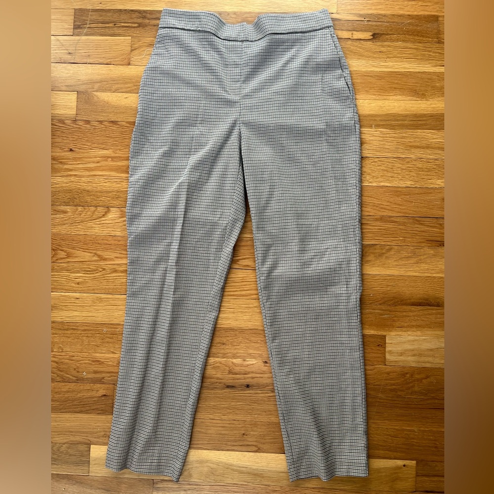 Rachel Zoe Brown and Gray Houndstooth Pants